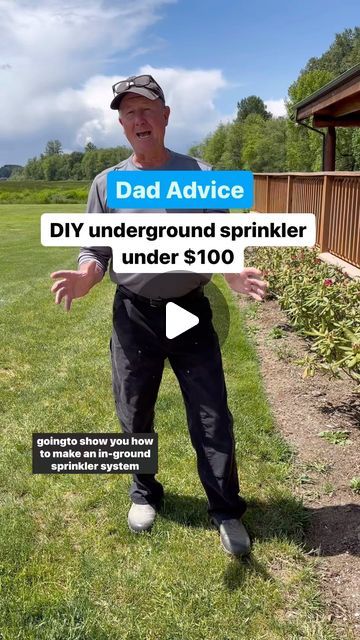 Diy Flower Bed Sprinkler System, Landscaping How To, Lawn Sprinkler System Diy, How To Install Sprinkler System Diy, Diy Sprinkler System Underground, Installing Sprinkler System Diy, Rainbird Sprinkler System, Garden Sprinkler System Diy, Home Sprinkler System