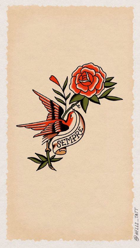 American Traditional Swallow Tattoo, Dove And Rose Tattoo, Traditional Swallow Tattoo, Trad Flash, Tattoo Mafia, Traditional Tattoo Flash Art, American Traditional Tattoo Ideas, Traditional Tattoo Ideas, Traditional Tattoo Designs