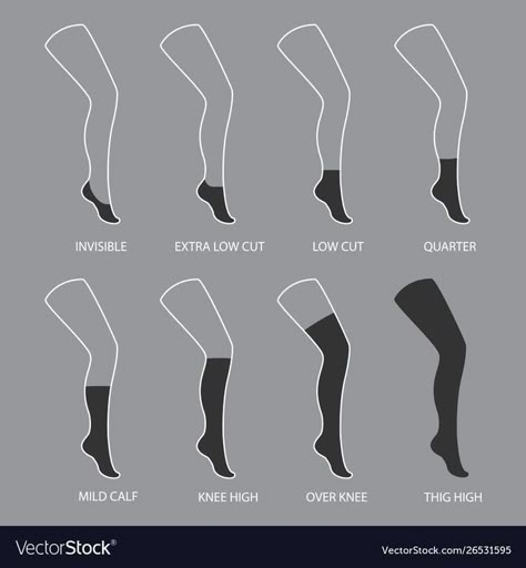 Types Of Socks Names, Types Of Shorts Chart, Clothing Styles Names, Socks Types, Batch Names, Style Names Types Of Fashion, Name Of Clothes, Clothing Chart, Outfit Names