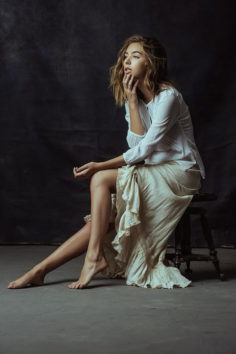 https://flic.kr/p/sk4vQr | Nadia Mejia | Model: Nadia Mejia Stylist: Kristy Davidson  stobist info: einstein in 64" PLM camera left, triggered by pocketwizards  <a href="http://instagram.com/isayx3" rel="nofollow">Instagram</a> | <a href="http://twitter.com/isayx3" rel="nofollow">Twitter</a> | <a href="http://isayx3.tumblr.com/" rel="nofollow">Tumblr</a> | <a href="https://www.facebook.com/plainjoephotography" rel="nofollow">Facebook</a> Nadia Mejia, Mode Poses, Portrait Photography Women, Sitting Poses, Woman Sitting, Model Poses Photography, Fashion Photography Poses, Portrait Photography Poses, Foto Poses