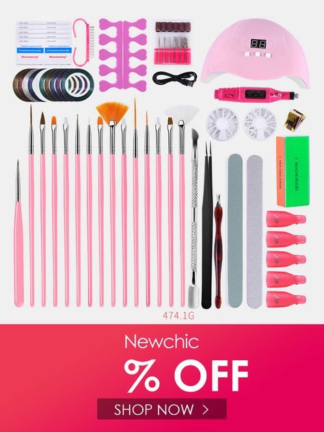 Code: 20NC6TH Offer: 20%OFF for site-wide products Nail Art Kit Tools, Nail Polish Kit, Electric Nail Drill, Acrylic Liquid, Manicure Gel, Nail Art Set, Nail Polish Kits, Professional Nail Art, Decoration Stickers