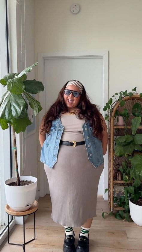 Plus Size Fall Style, Casual Plus Size Outfits Summer, Curvy Summer Outfits Casual Plus Size, Fall Plus Size Fashion, Street Wear Plus Size, Plus Size Chic Outfits, Fall Outfits Plus Size, Curvy Fall Outfits, Plus Size Aesthetic Outfits