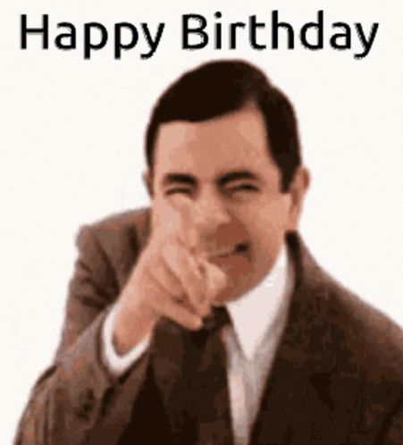 Smile It's Your Birthday, Mr Bean Happy Birthday, Happy Birthday Funny Humorous Men, Happy Birthday Man Gif, Happy Birthday Funny For Him Men, Mr Bean Birthday, Birthday Animated Gif, Happy Birthday Funny Humorous, Funny Happy Birthday Pictures