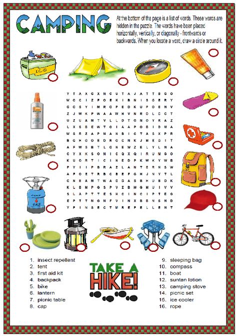 8 Free Kids Printables To Take Camping - diy Thought. Word Search. Camping Word Search, Kids Word Search, Word Games For Kids, Camping Classroom, Camping Theme Classroom, Girl Scout Camping, Kids Printables, Summer Printables, Games Kids