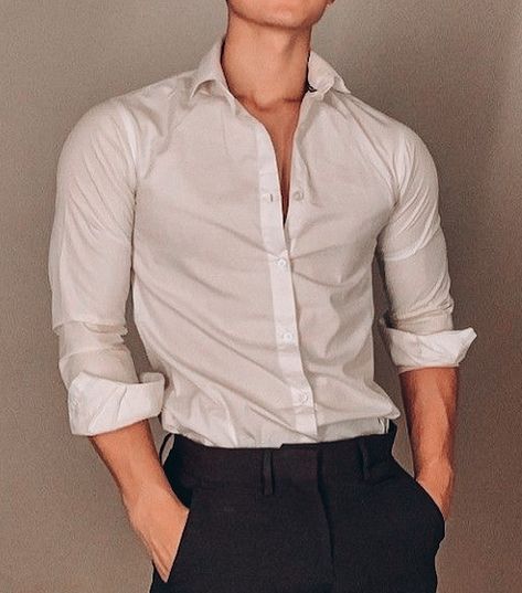 White Collared Shirt Outfit, Notion Board, Sonny Carisi, Penelope Douglas, Shirt Outfit Men, Gentleman Aesthetic, Shirt Drawing, White Collared Shirt, White Shirt Men