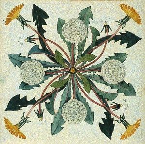 One of Clarence's favorite flowers was the dandelion. This repetitive image is from the Casa Fontanalba VIP book Motifs Art Nouveau, Botanical Drawings, Pattern Illustration, Flowers And Leaves, Botanical Illustration, Botanical Art, Botanical Prints, A Flower, Floral Art