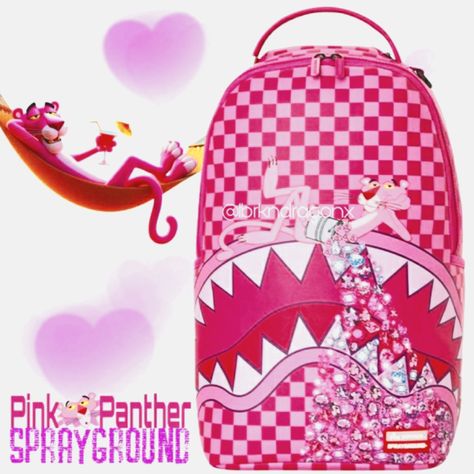 Nwt Last 1!! It May Be The Last One On Earth! Trust Me I've Called Every Store In The Usa! Buy With Confidence From A Posh 2 Ambassador With Actual Photo & Videos Of The Bag!!!! Don't Attempt To Buy From Someone To Grab A Lower Price And Get Scammed And/Or Get A Damaged Used Bag. Waterproof Pink Panther Backpack Diamond Crusted Hot Pink Bag Its Pristine Fabulous Flawless! Checkered Bubblegum Pink Diamond Embellished Backpack Waterproof Sprayground Backpack Sold Out At Drop This Is Authentic -Off Good Backpacks For High School, Pink Sprayground Backpack, Sprayground Backpack Pink, Baddie Backpacks, Sprayground Bookbags, Bape Backpack, Spray Ground Backpack, Pink Bookbag, Sprayground Backpack