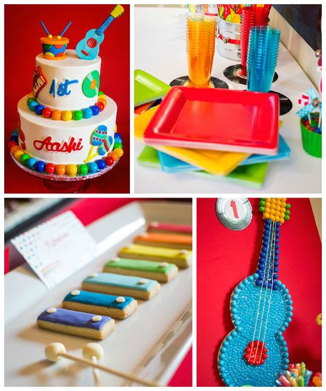 Baby Jam Musical Themed 1st Birthday Party via Kara's Party Ideas KarasPartyIdeas.com Printables, cake, favors, recipes, giveaways, tutorials and more! #musicparty #musicalparty #musicjamparty #genderneutralpartyideas #karaspartyideas #firstbirthday (2) Baby Jam, Music Party Decorations, Music Birthday Party, Music Theme Birthday, Themed 1st Birthday, Music Themed Parties, Themed First Birthday, Musical Theme, Music Birthday