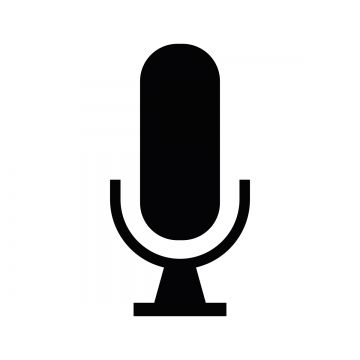 Podcast Microphone Illustration, Microphone Clipart, Mic Icon, Microphone Png, Microphone Logo, Microphone Vector, White Objects, Music Vector, Green Screen Photo