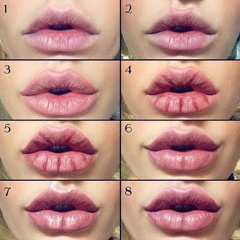 Kylie Jenner / Angelina Jolie lips without injections - makeup / lip tutorial from Mellifluous Mermaid - how to get plump, full lips using just lipliner, lipstick and highlighter Angelina Jolie Lips, Angelina Jolie Makeup, Lip Pencil Colors, Contour Makeup Tutorial, Apply Eyeshadow, Makeup Tumblr, Jenner Makeup, 50 Makeup, Lip Tutorial