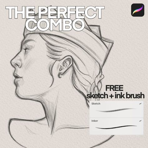 Free The Perfect Combo Brushes for Procreate Procreate free brushes Art Brushes Procreate, Outline Procreate, Brush Procreate Free, Procreate Sketching, Brush Set Procreate, Clip Studio Paint Brushes, Procreate Lineart, Procreate Free Brushes, Procreate Texture Brushes