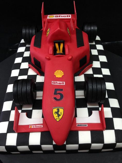 Formula 1 Cake, Birthday Parties Ideas, Sketches Deep, Ferrari Cake, Ferrari Party, Race Car Cake, Sketches Aesthetic, Racing Cake, Race Car Cakes