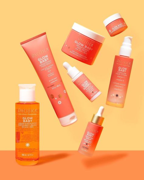 Pacifica Beauty on Instagram: “Bring your skin, we'll bring the ✨GLOW✨ Our 🧡NEW🧡 #GLOWBABY collection was designed to give your skin a radiant reset. Everyone has the…” Pacifica Face Masks, Pacifica Southeast, Pacifica Face Wash, Pacifica Beauty Products, Pacifica Beauty, Peel Pads, Barrier Cream, Face Lotion, Face Wash