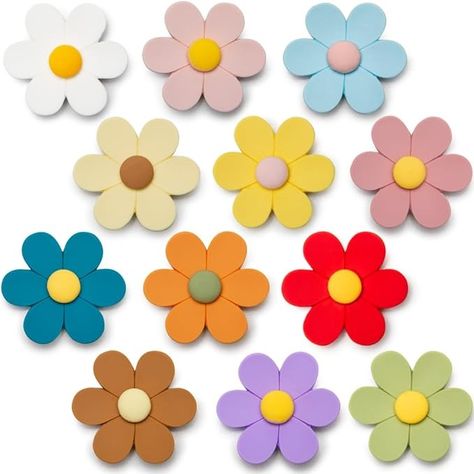 Amazon.com: SUNURS 3D Flower Cute Fridge Magnets for Locker, Colorful Strong Decorative Funny Refrigerator Magnets for Whiteboard, Kitchen, and Office (Large & 12 Pieces) : Home & Kitchen Cute Fridge Magnets, Cute Fridge, Refrigerator Decoration, Locker Magnets, Flower Cute, Office Whiteboard, Flower Magnets, Kitchen Magnet, Kitchen Refrigerator