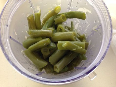 Beans For Babies, Baby Food Homemade, Green Bean Baby Food, Can Green Beans, Baby First Foods, Baby Puree, Food Homemade, Cup Of Water, Homemade Baby Food