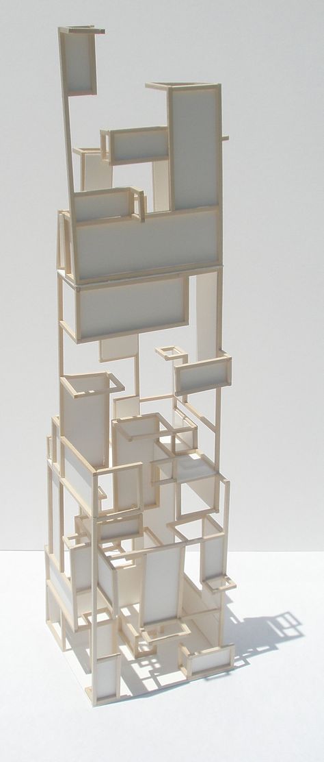 Final Model of Representation of Abstract Qualities in a S… | Flickr Architecture Student Portfolio, Grid Architecture, Cubes Architecture, Conceptual Model Architecture, Interior Design Principles, Concept Models Architecture, Architecture Concept Diagram, Arch Model, Architecture Model House