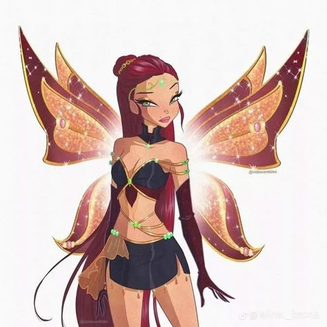 Winx Fanart, Dorm Door, Fire Fairy, Arte Monster High, Klub Winx, Bloom Winx Club, Paradise Garden, Album Ideas, Fairy Artwork