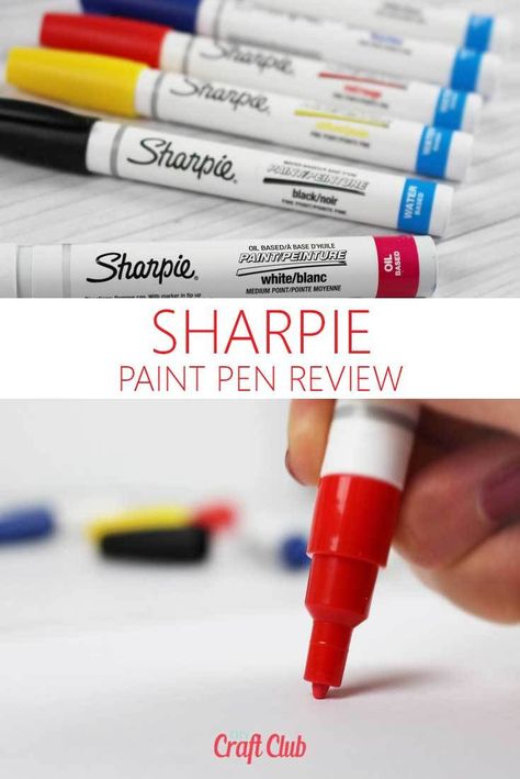 Oil Based Markers, Sharpie Paint Markers, White Sharpie, Sharpie Paint Pens, Sharpie Crafts, Paint Marker Pen, Best Paint, Sharpie Markers, Crafting Tools