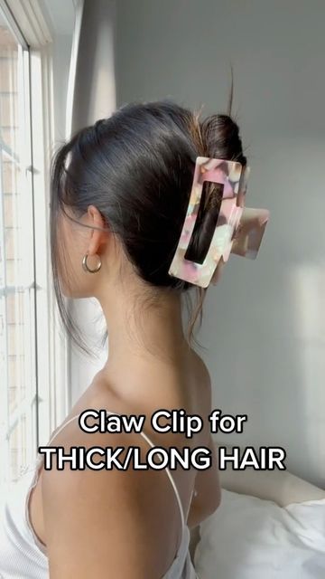 GODESS Premium Claw Clips | Daily Hair Tutorials on Instagram: "Dropping the large claw clip on Monday, Sept 19th at 1pm! Follow if you love claw clips and hair tutorials. Follow @godess.ca . . . . . #clawclip #hairclip #hairclips #clawclips #hairaccessories #hairinspo #hairlove #thickhair #thickhairproblems #thickhairstyles #longhair #longhairdontcare #longhairstyles #hairideas #nyhairstylist #nychairstylist #losangeleshairstylist" Thick Hair Problems, Hair Clips Hairstyles, Hair Clips Aesthetic, Large Claw Clip, Hair Clip Hairstyles, Thick Wavy Hair, Hair Style Korea, Clip Hairstyles, Claw Clips