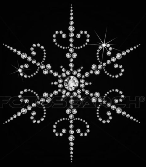 Snowflake Dot Painting, Christmas Dot Art, Christmas Mandala, Rhinestone Designs Pattern, Tin Can Art, Rhinestone Projects, Beaded Snowflakes, Christmas Stencils, Mandala Artwork