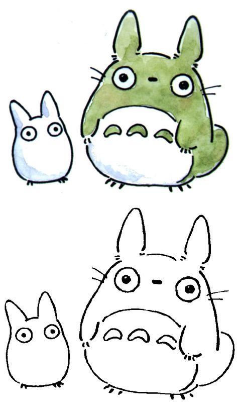 Simple Totoro Ghibli Doodles Easy, Simple Totoro Drawing, Ghibli Simple Art, Ghibli Scrapbook, Ghibli Doodles, Ghibli Drawing, Totoro Drawing, White Totoro, Totoro Pattern