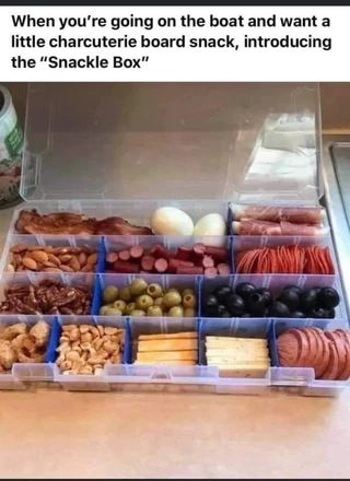 Found on iFunny Lake Snacks, Boat Snacks, Road Trip Snacks, Boat Food, Charcuterie Recipes, Football Food, All I Ever Wanted, Snack Box, Camping Food