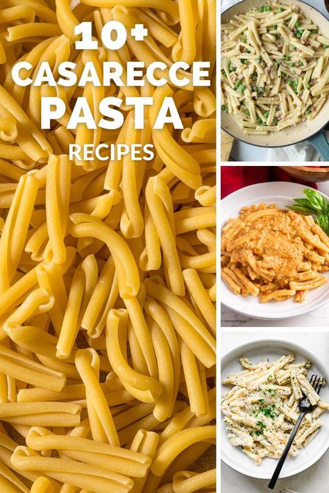 10+ Casarecce Pasta Recipes Casarecce Pasta Recipes Easy, Caserecce Pasta, Fusilli Caserecci Pasta Recipes, Garofalo Pasta Recipes, Casarecce Pasta Recipes, Corkscrew Pasta Recipes, Campanelle Pasta Recipes, Garofalo Pasta, Corkscrew Pasta