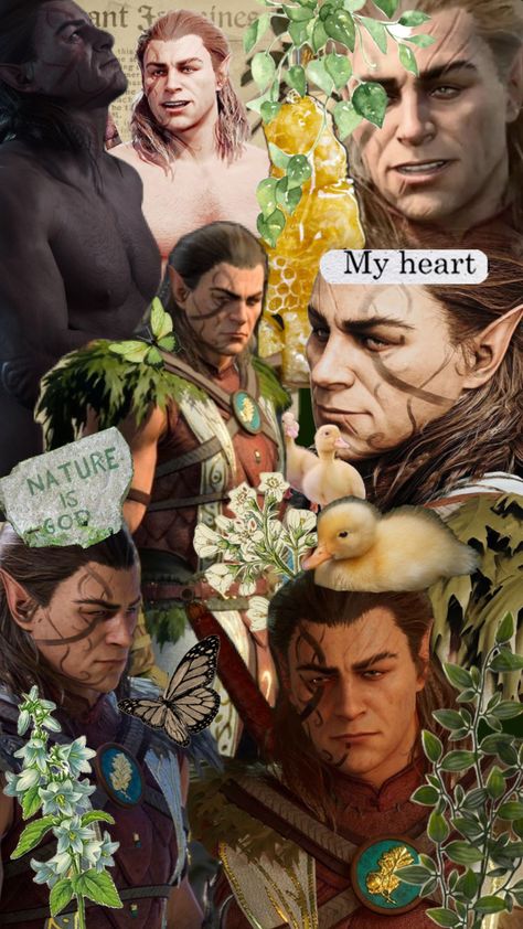 #halsin #baldursgate3 #bg3 #baldursgatehalsin Magic Land, Nerd Life, Baldur's Gate, Cute Anime Profile Pictures, Anime Profile, Cute Wallpaper Backgrounds, Dragon Age, I'm A Simp, Animated Characters