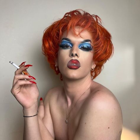 Easy Drag Makeup, Easy Drag Queen Makeup, Drag Queen Makeup Looks, Divine Drag Queen, Drag Hair, Drag Ideas, Cherub Design, 1920s Makeup, Drag Queen Makeup