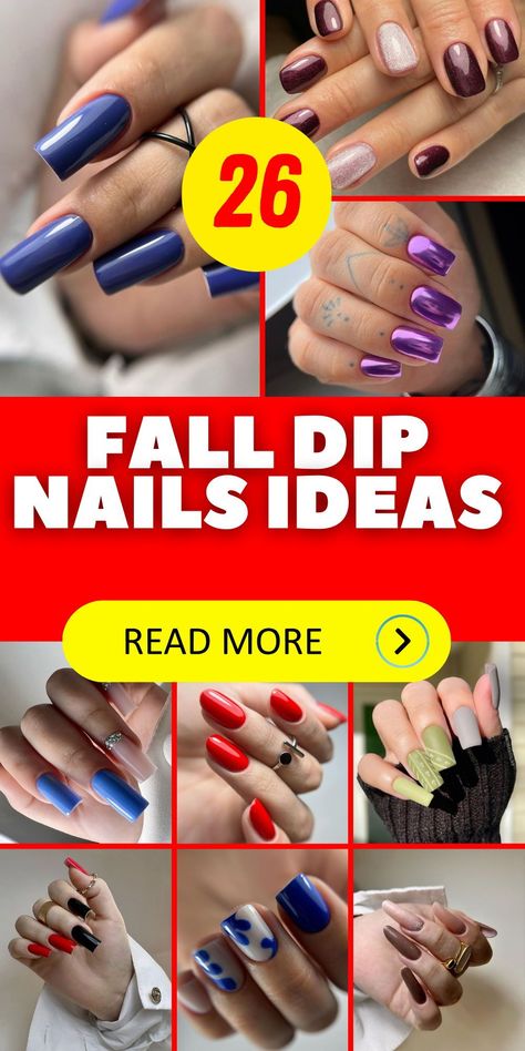 Discover beautiful fall dip nails with a variety of colors and designs that capture the mood of the season. From pretty matte green to bold chrome accents, these nails are perfect for any nail shape. OPI offers great ideas for almond and short square nails, making it easy to find the perfect look. Available at your favorite retailer, these fall dip nails are trendy, easy to apply, and come at a great price.