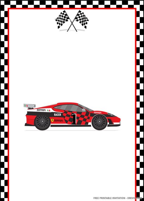 Cool (FREE PRINTABLE) – Racing Car Birthday Invitation Template #free #freeinvitation2019 #birthday #disney #invitations #invitationtemplates Race Car Birthday Invitations Free, Cars Invitation Template, Car Birthday Invitations Free, Racing Car Birthday, Car Birthday Party Invitations, Cars Invitation, Baby Boy Invitations, Cars Birthday Invitations, Car Birthday Theme