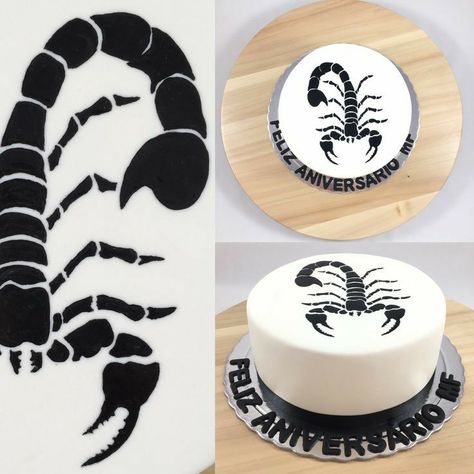 30th Bday, Pastry Cake, Cream Cake, Sugar And Spice, Its My Birthday, 5th Birthday, Holidays And Events, Scorpion, Food Ideas