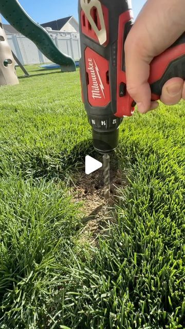 Jimmy Lewis on Instagram: "Easy bare spot fix.   #lawnrepair #lawncare #grassseed  #cherisheachmowment" Fescue Grass Lawn, Lawn Care Diy, Lawn Vacuum, Lawn Leveling, Lawn Repair, Fescue Grass, Homeowner Tips, Planting Grass, Plant Bugs