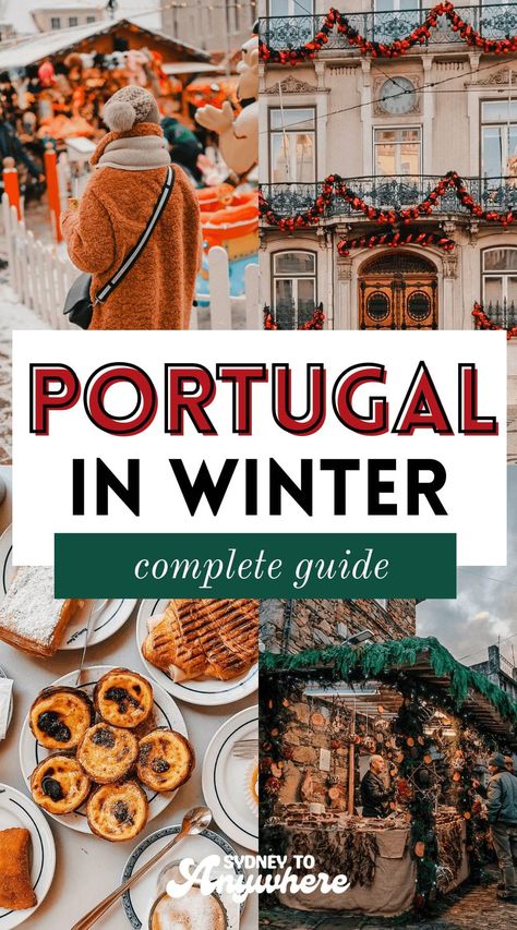 Portugal in Winter: December, January & February (2023) Portugal In Winter, Portugal Christmas, Winter Destinations Europe, Europe In Winter, Europe In December, Europe Winter Travel, December Travel, Things To Do In Lisbon, Faro Portugal