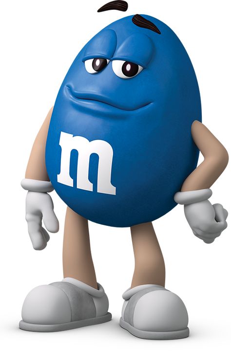 M&m Photoshoot, M M Candy M&m Characters, Blue M And M, Blue M&m Character, M&m Cartoon, M M Characters, Blue M&m, M&m Drawing, Blue Cartoon Character