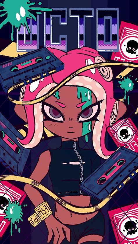 Agent 8 Splatoon 2 by @arkestar Octo Expansion, Agent 8, Splatoon Memes, Nintendo Splatoon, Splatoon 2 Art, Splatoon Comics, Video Game Art, New Wall, Splatoon