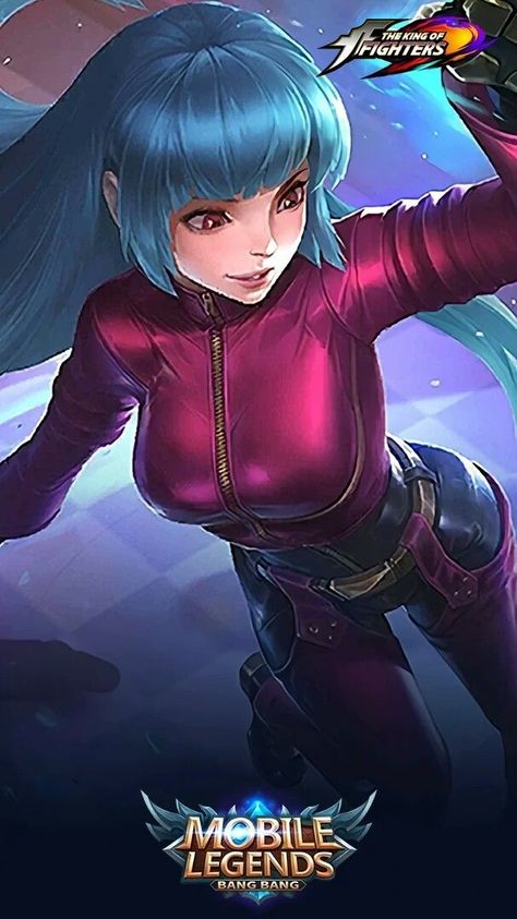 Mlbb Kof Squad, Kof Skin Mlbb, Mobile Legends Aurora, Aurora Mlbb, Bruno Mobile Legends, Kula Diamond, Miya Mobile Legends, Legend Drawing, Snk King Of Fighters