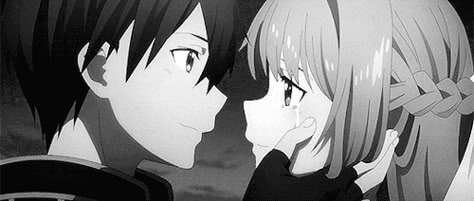 Black And White Anime Banner Gif, Black Anime Banner Gif, White Anime Banner Gif, Black Gif Banner For Discord, Black And White Discord Banner Gif, Matching Banner Gif, Anime Couple Gif, Banner Gif Black, Black And White Anime Gif