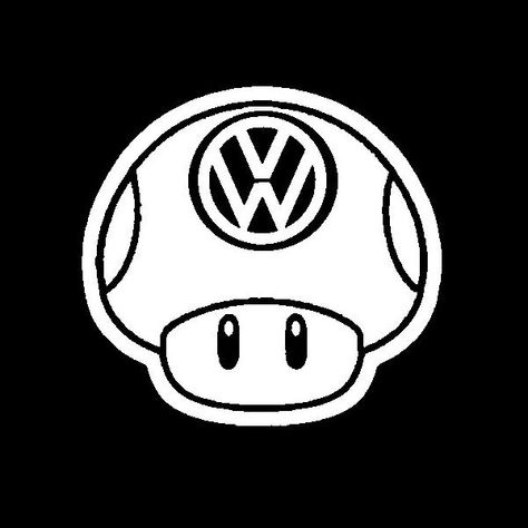 Super Cool VW Mushroom JDM Car Window Decal Stickers  Check it out here https://customstickershop.us/shop/jdm-stickers-vw-mushroom-decal/ Vw Decals, Rick And Morty Vinyl Decals, Volkswagen Beetle Stickers, Vw Decals Car Stickers, Chevy Truck, Jeep Windshield Decal, Jdm Stickers, Uber Ride, Ford Logo