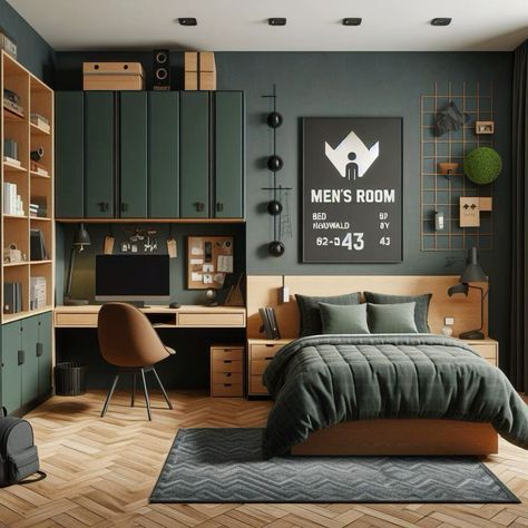 Boys Industrial Bedroom Ideas, Gaming Bedroom Ideas For Men, Boy Bedroom Colors, Teen Boy Bedroom Gamer, Boys Bedroom Ideas Age 7, Small Boys Room Ideas, Boy Teenager Bedroom Ideas, Boys Bedroom Ideas Teen, Boys Rooms Ideas