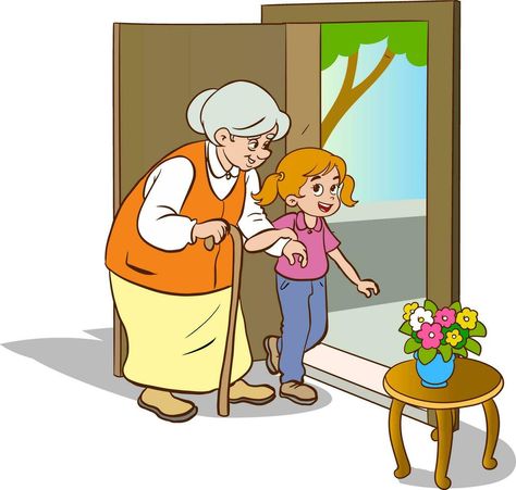 Grand Mother Illustration, House Vector Illustration, English Conversation For Kids, Pecs Pictures, Grand Parents, Visual Learning, Smart Parenting, Drawing Book, House Vector