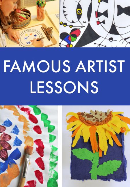 Art History Projects For Kids, Art Work For Kids, Famous Artists For Kids, Prek Art, History Lessons For Kids, Instructional Activities, Artists To Study, Activities Director, Kids Collage