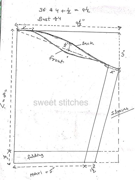 Pattern Drafting Tutorials Blouses, Churidar Pattern, Sewing Classes For Beginners, Tailoring Classes, Pattern Drafting Tutorials, T Shirt Sewing Pattern, Sewing Sleeves, Sewing Measurements, Easy Dress Sewing Patterns