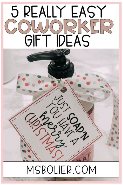 Small Inexpensive Christmas Gifts For Coworkers, Diy Christmas Gift Coworkers, Inexpensive Co Worker Gifts, Holiday Co Worker Gifts, Secret Pal Gift Ideas For Coworkers Christmas, Work Christmas Gifts Cheap, Secret Santa Ideas For Work Small Gifts, Christmas Gifts For Staff From Boss Diy, Office Christmas Present Ideas