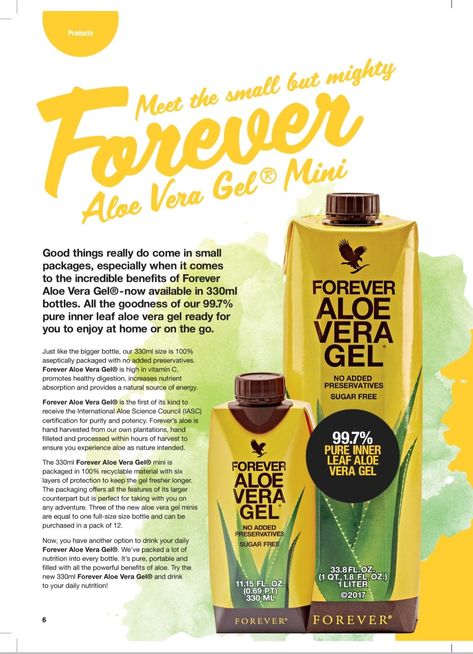 The first product to receive certification by the International Aloe Science Council for purity, our Forever Aloe Vera Gel boasts 99.7% inner leaf Aloe Gel to support your digestive system and helps nutrient absorption. We lovingly extract the potent pulp by hand and manufacture aseptically so you can experience the true power of nature. Forever Aloe Vera Gel, Aloe Drink, Nutrient Absorption, Forever Aloe, Aloe Gel, Big Bottle, Aloe Vera Juice, Chronic Condition, Healthy Digestion