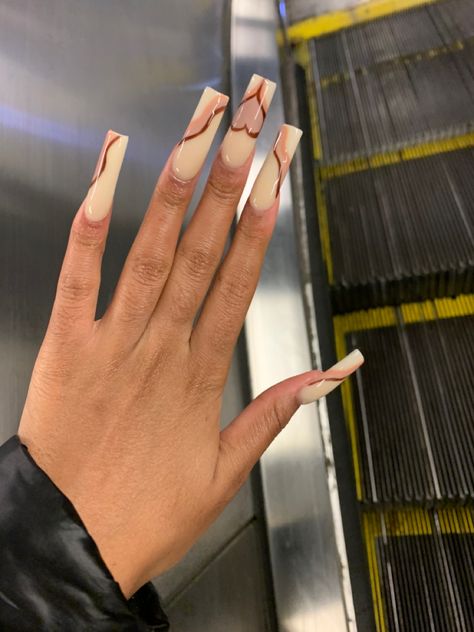 Long Acrylic Nails, Trendy Nails, Nail Inspo, Nails Inspiration, Acrylic Nails, Nail Art, Nails