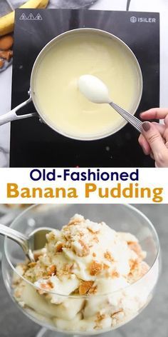 Cooked Banana Pudding Old Fashioned, Old Fashion Banana Pudding From Scratch, Applesauce Brownies, Pudding From Scratch, Banana Pudding From Scratch, Old Fashioned Banana Pudding, Magnolia Bakery Banana Pudding, Homemade Vanilla Pudding, Banana Pudding Desserts