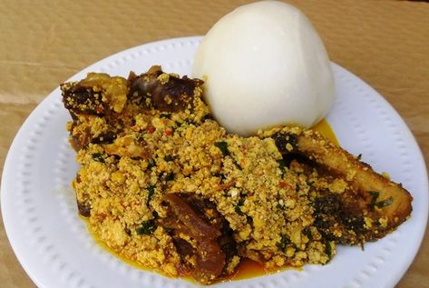 Pounded Yam and Egusi Soup – MUSIC AFRICA AWAKE Nigerian Soups, Egusi Soup Recipes, International Meals, Pounded Yam, Egusi Soup, Melon Soup, Nigeria Food, African Foods, African Dishes