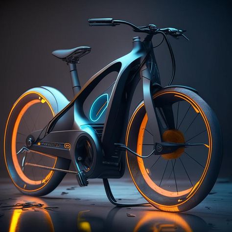 E-bike Bike Technology, Hover Bike, E Bicycle, Concept Cars Vintage, Futuristic Cars Design, New Bicycle, Future Transportation, Technology Wallpaper, Cool Bicycles