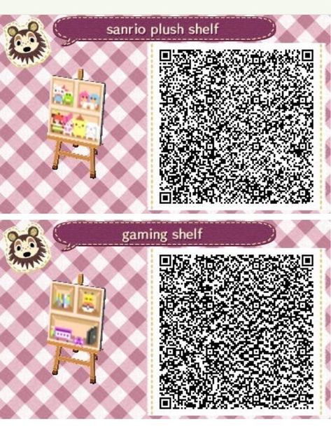 Acnl Qr Codes, Motif Acnl, Animal Crossing Qr, New Leaf, Qr Code, Animal Crossing, Pattern Design, Coding, Pattern